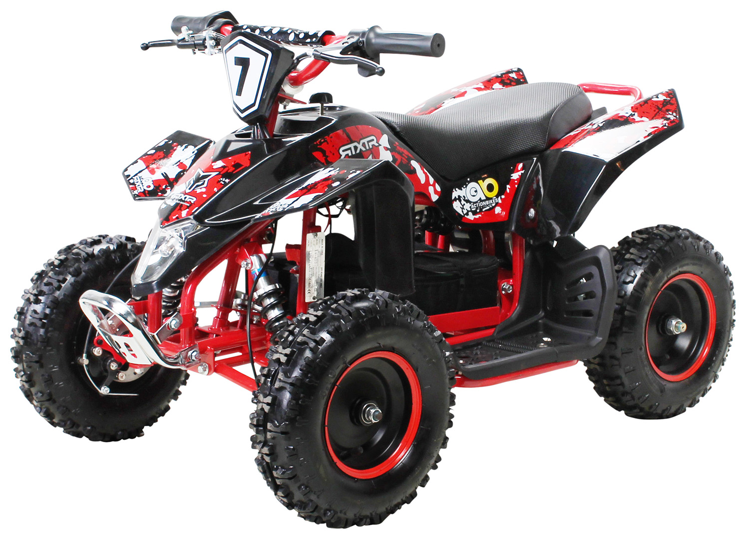 Ab Wieviel Jahren Dürfen Kinder Mit Quad Mitfahren Kinder Elektro Miniquad Fox XTR 1000 Watt Schwarzer Body | Elektro