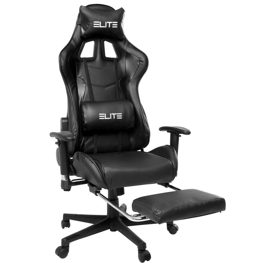 Auf dem Gaming-Stuhl im Büro ergonomisch sitzen Gaming-Chair Elite Crosshair