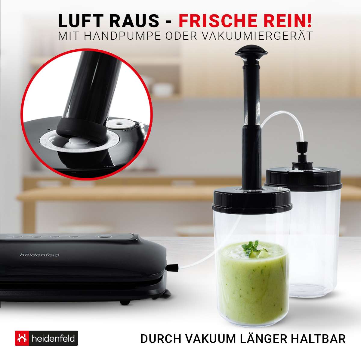 Vakuumbehälter: Vakuumdosen von Heidenfeld