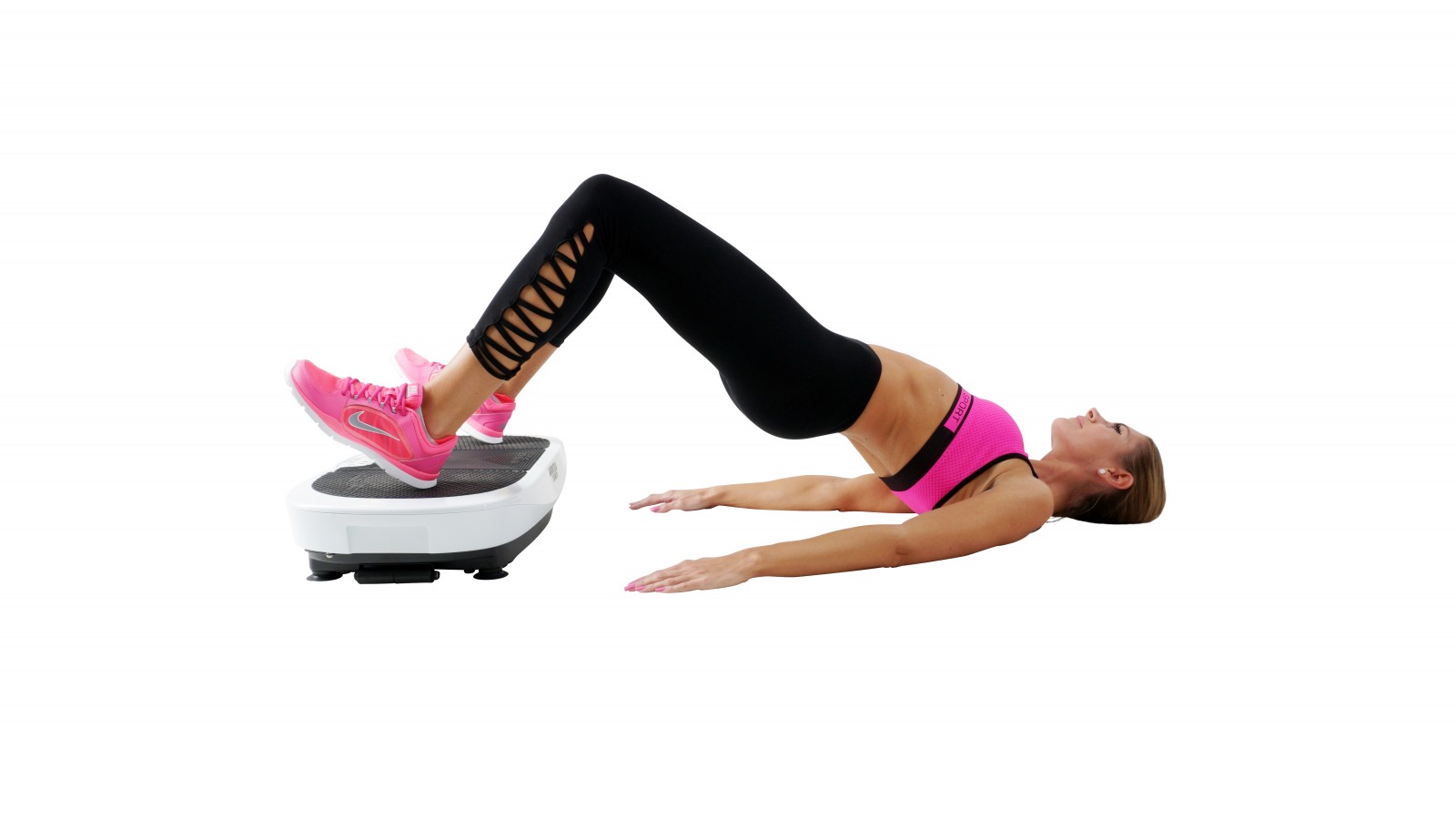 Beine Po Training Vibrationsplatte Uebung zum Trainieren der Bein- und Pomuskeln mit der Vibrationsplatte