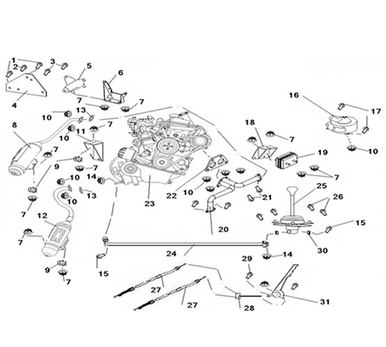 Auspuff_Motor_komponente