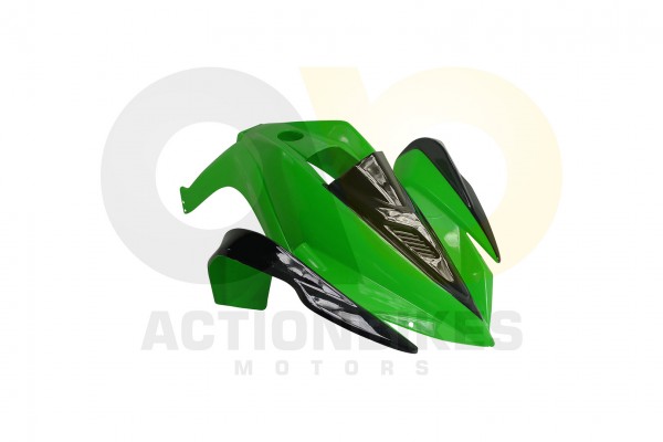 Actionbikes Miniquad-Elektro49-cc-Racer-Verkleidung-grnschwarz-vorne 57562D4154562D3032342D342D31302