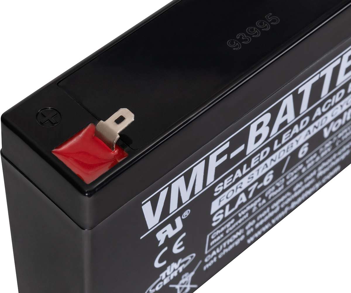 Batterie 3FM7 6Volt 7AH L:15,1cm ,B:3,4cm ,H:10,0cm