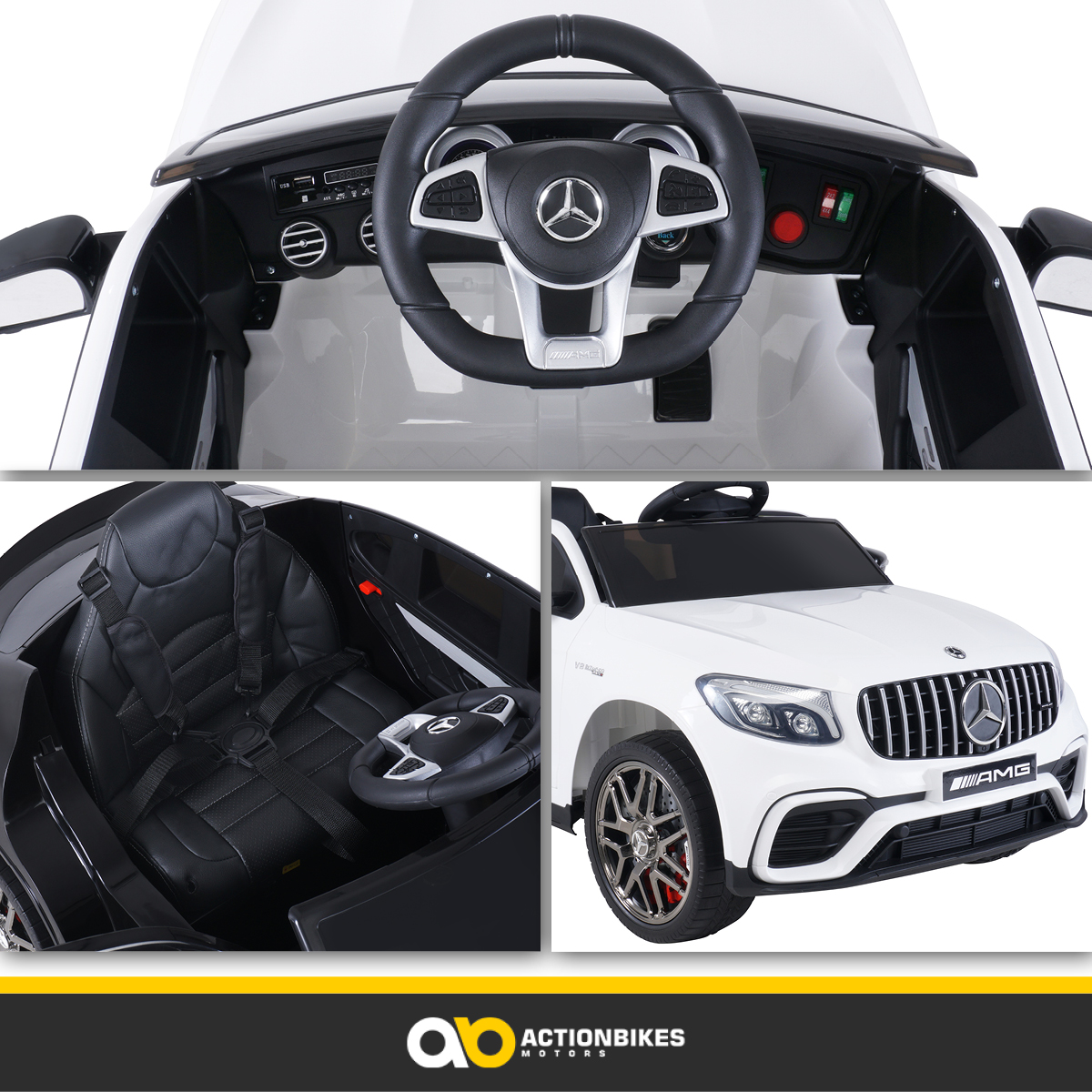 VOITURE ELECTRIQUE ENFANT MERCEDES BENZ GLC 63S AMG JEEP – Orca