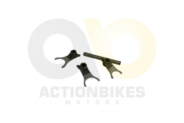 Actionbikes Egl-Mad-Max-300-Schaltgabelset-Schaltgabel-links-rechts-mitteSchaltgabelwelle 4D31302D31