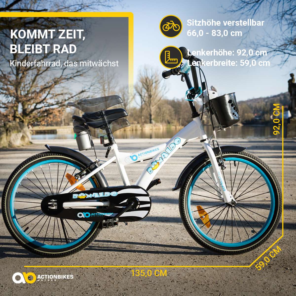 Kinderfahrrad Donaldo 20 Zoll: Actionbikes
