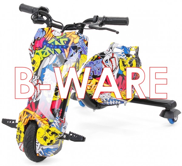 Actionbikes Driftscooter-120-Watt Grafit-Gelb B-Ware