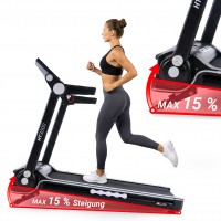 Miweba Sports Laufband Home Track HT3000, mit Steigung, 1-16 km/h, 12 Programme