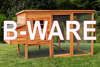 Miweba MyAnimal Hühnerstall MH-11 – 109x86x120 Cm Für 3 Hühner Mit Nistkasten & Sitzstangen – Winterfest
