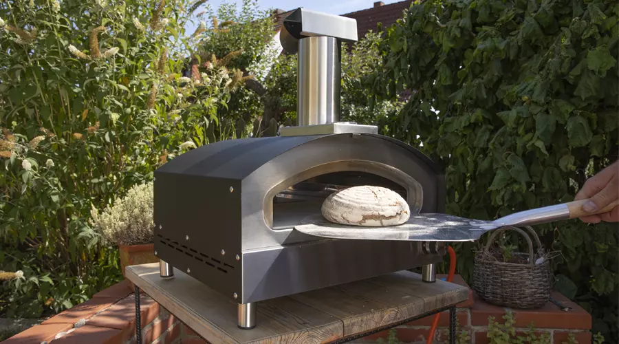 Der Hybrid-Pizzaofen Venezia für ein tolles Backergebnis Der Hybrid-Pizzaofen Venezia von Heidenfeld