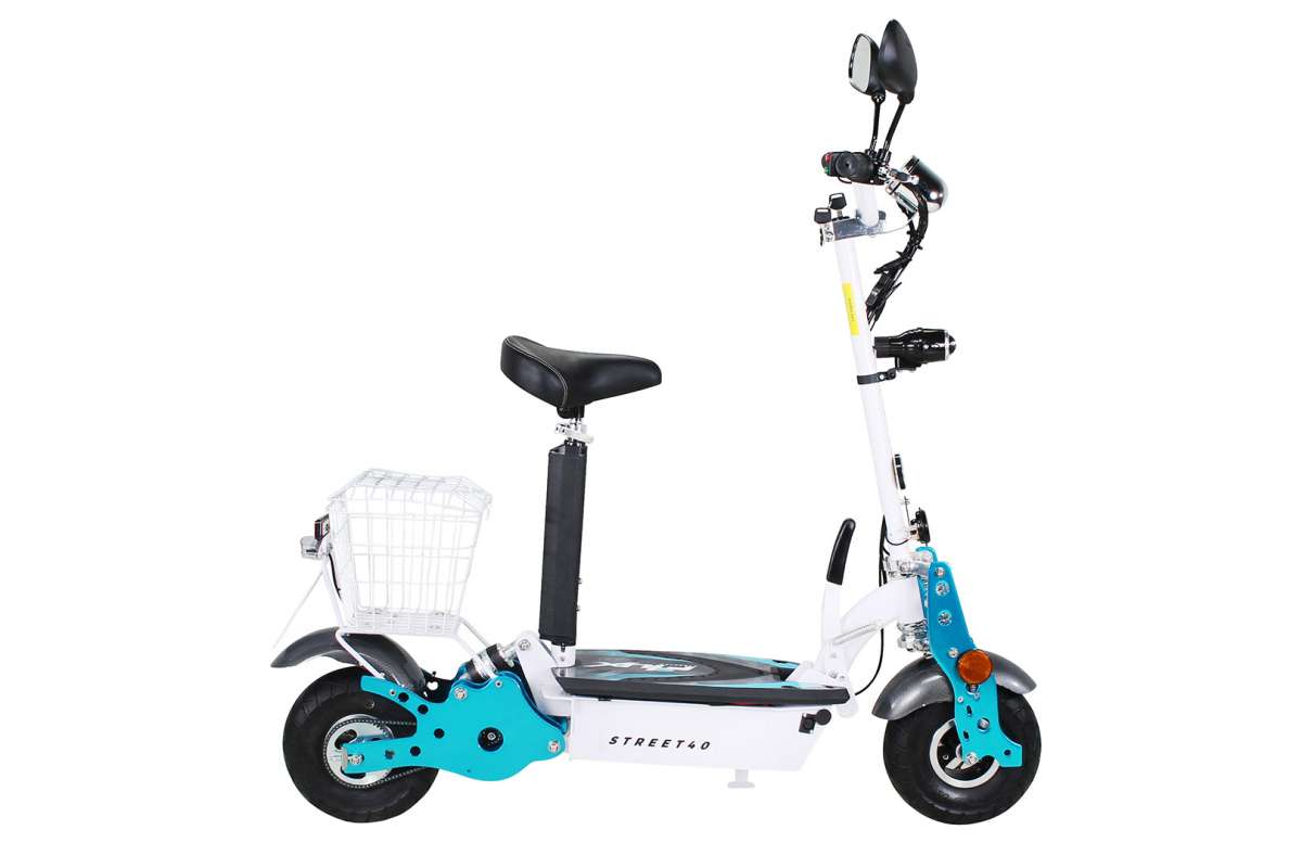 E Scooter 2000 Watt Mit Straßenzulassung eFlux Street 40: E-Scooter mit Straßenzulassung