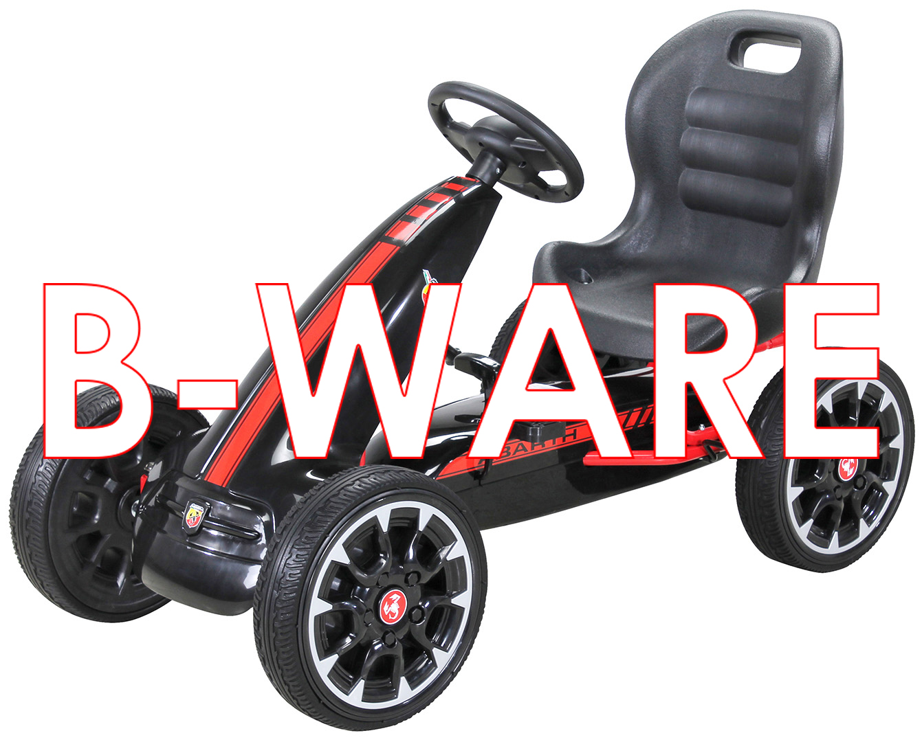 Kinder Pedal Go Kart Abarth FS595 Original lizenziert