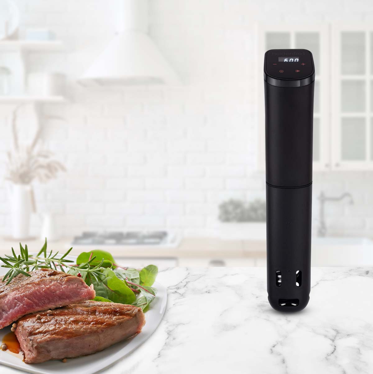 Sous-Vide-Stick SV100 hier anschauen Heidenfeld-Sous-Vide-Stick-HF-SV100