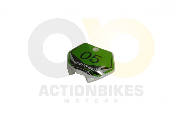 Actionbikes Highper-Mini-Crossbike-Gazelle-49-cc-2-takt--500W-Verkleidung-Nummertafel-vorne-Grn 4850