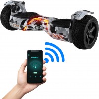 ROBWAY X2 Offroad-Hoverboard, Erwachsene & Kinder, 8,5 Zoll, App, Bluetooth, 700 Watt