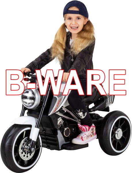 01 kinder elektroauto weiss actionbikes motors kindermotorrad cruiserbike start