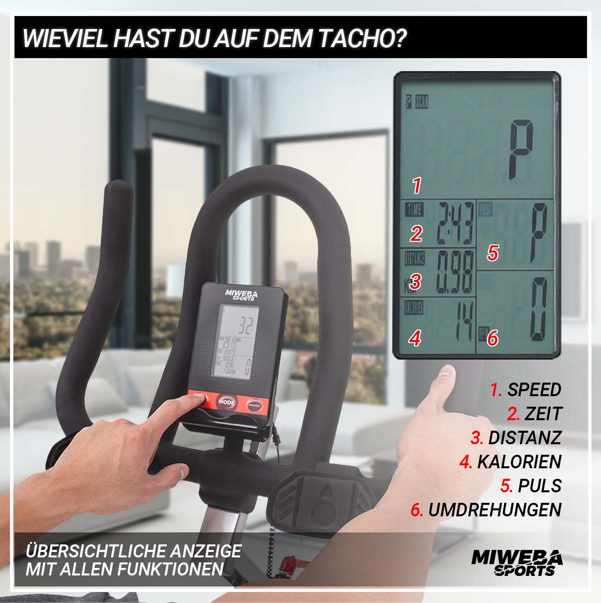 Miweba Indoor Cycle MS500 online kaufen