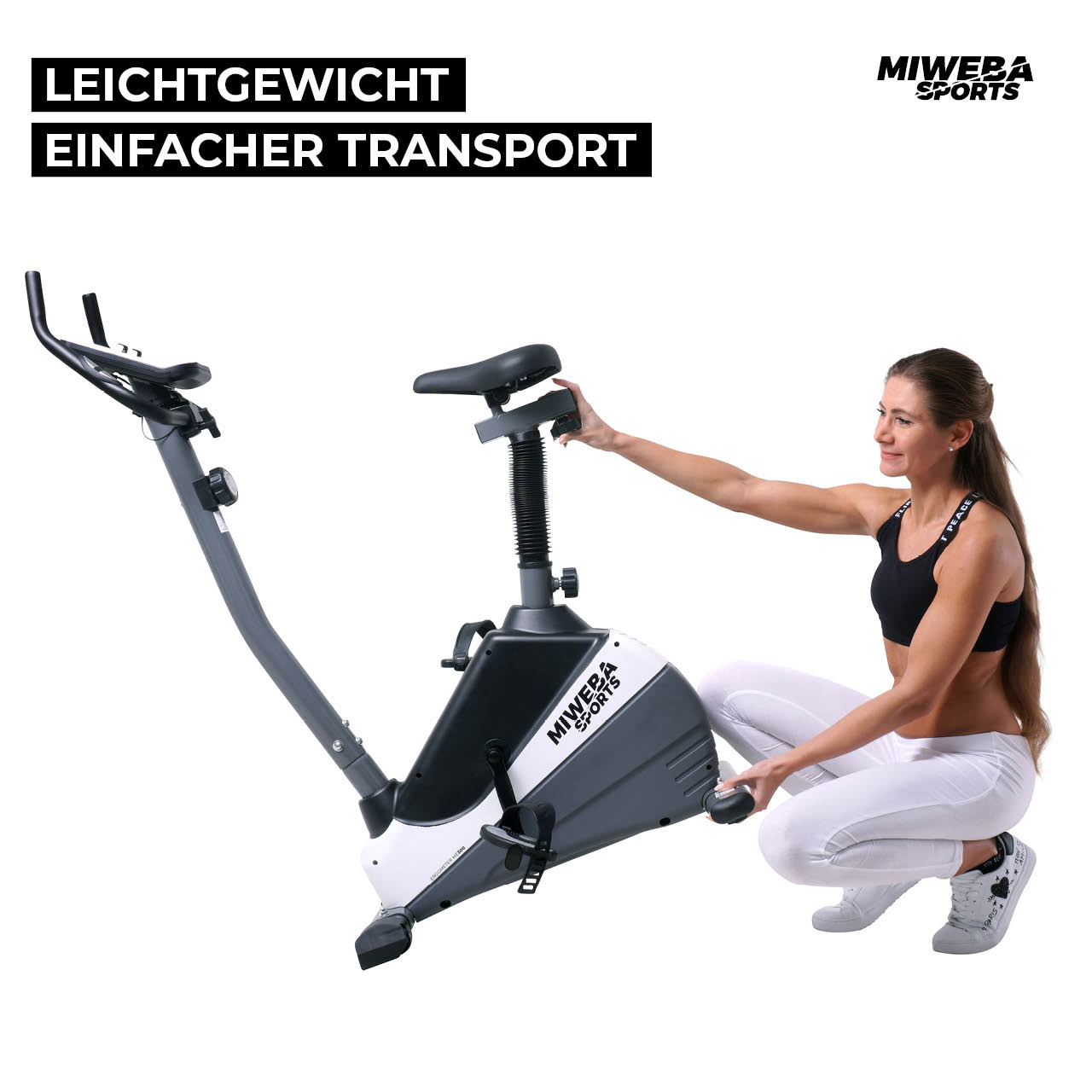 Miweba Sports ME300 Ergometer Transportrollen