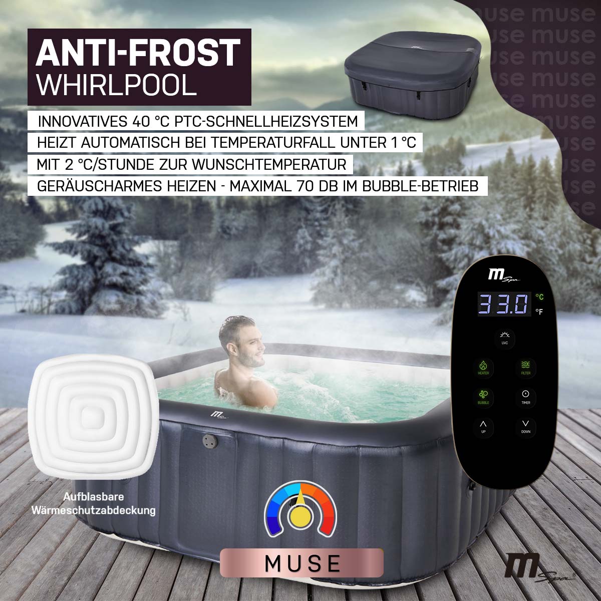 Produktbild MSpa Muse Otium M-OT061 Anti-Frost-System