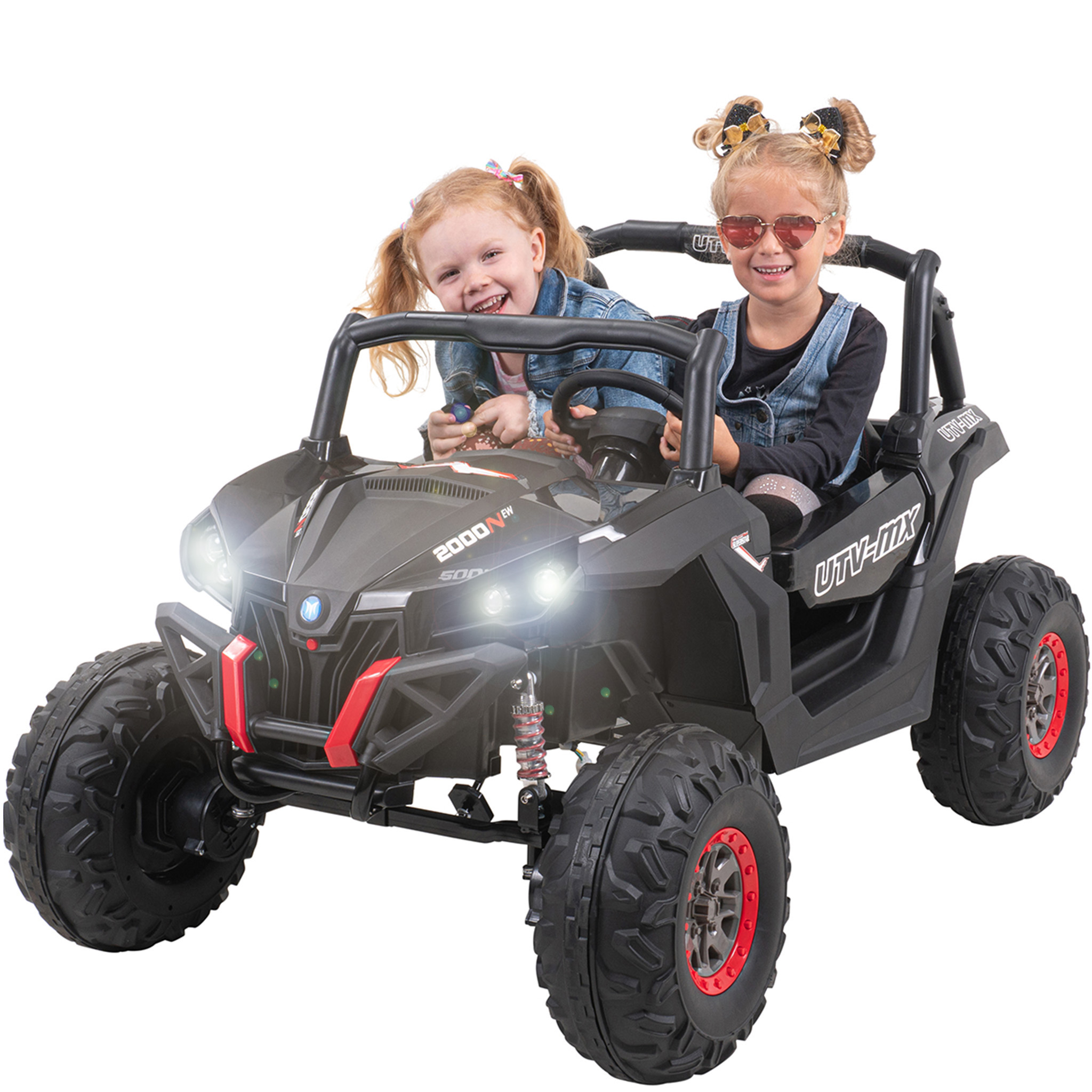 Zwei Mädchen im UTV-Buggy MX Allrad 4x4