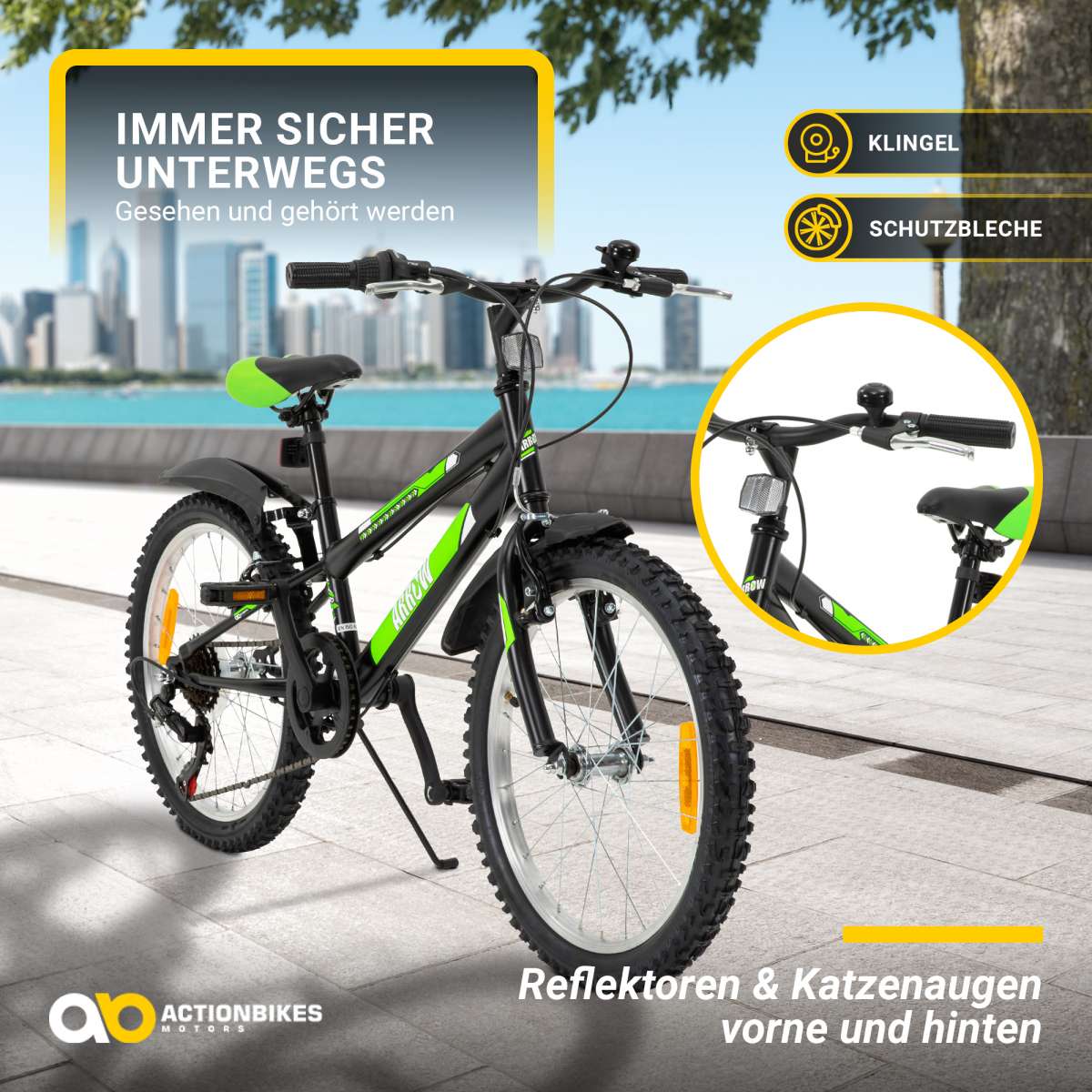Bulls Tokee Street 20 20 Zoll Jungenfahrrad 18 Gang Kettenschaltung