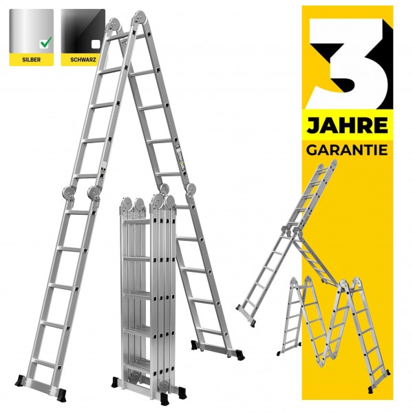 01-klappleiter-4x5-sprossen-silber-craftfull-cf-104a-startbild