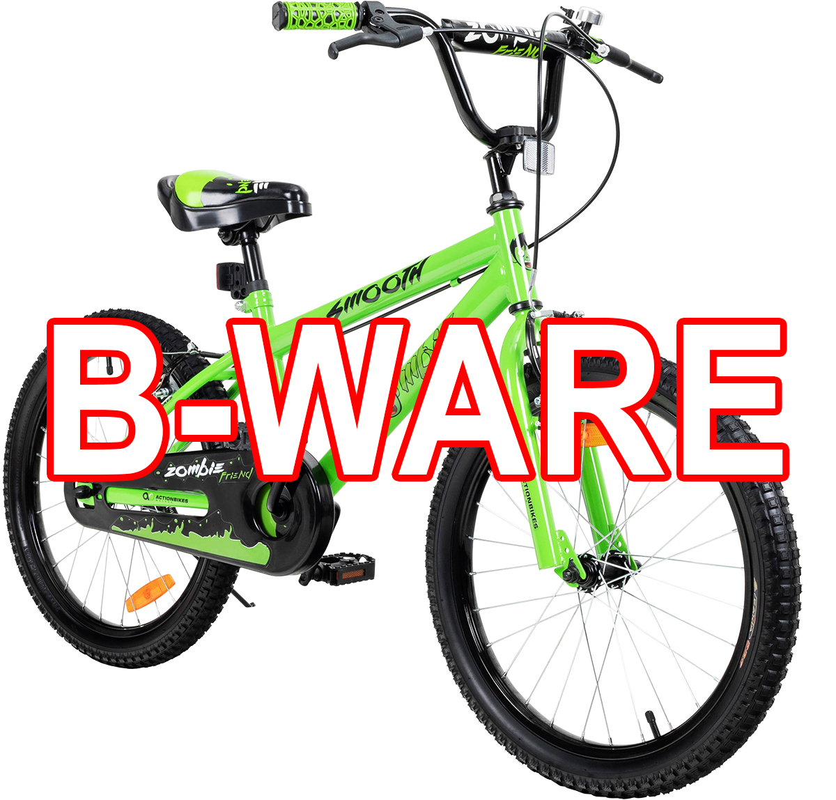 B-Ware Actionbikes Kinder Fahrrad Zombie 20 Zoll Grn