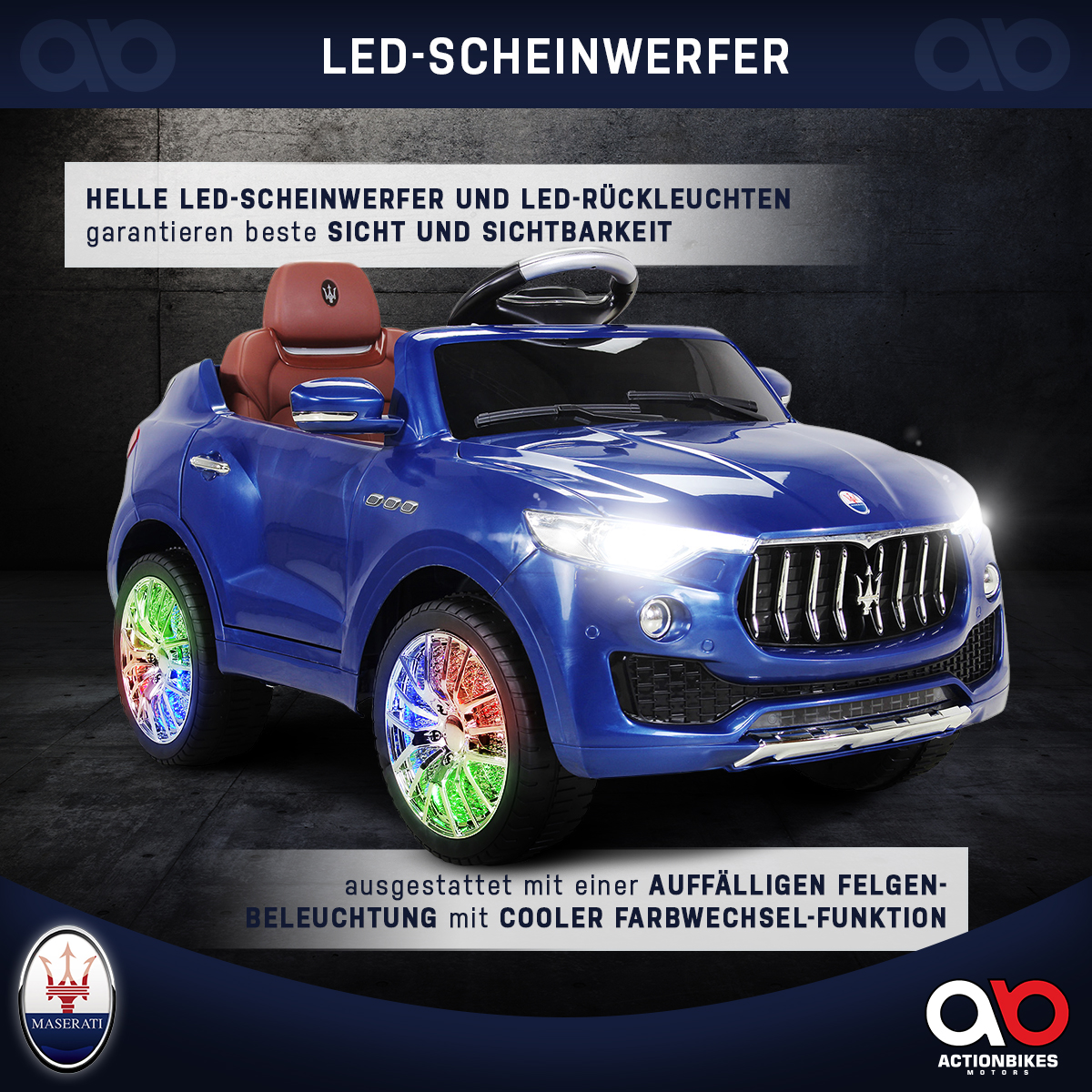 B-Ware Kinder Elektro Auto MASERATI LEVANTE SUV Kinderauto Elektroauto gebraucht 