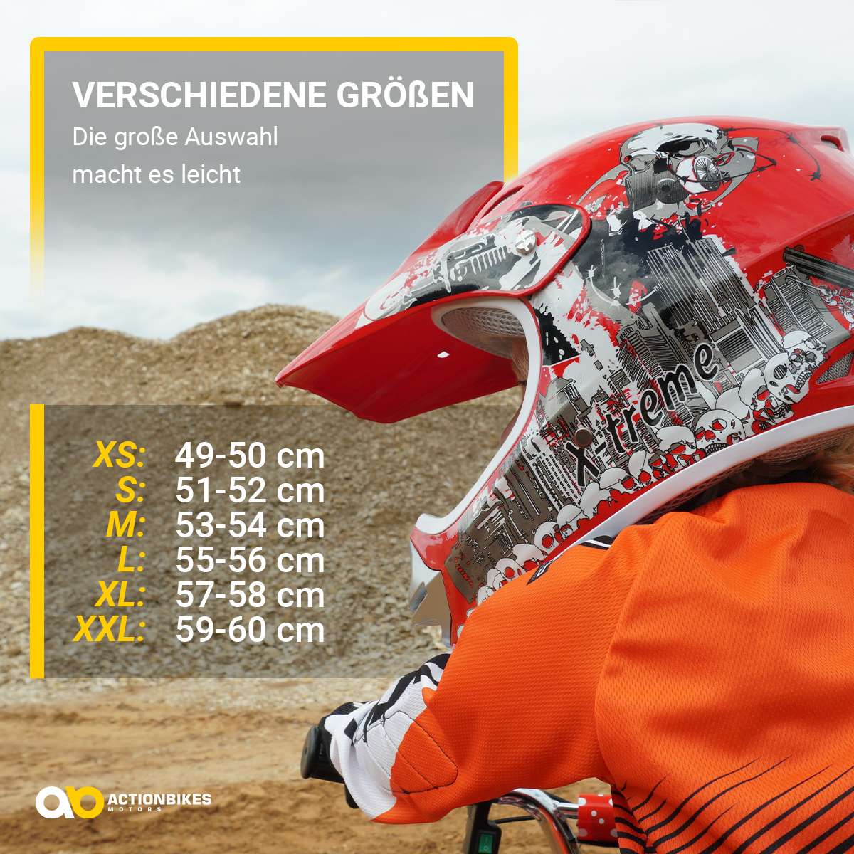 Crosshelm Für Kinder Kinder Crosshelm Stars AHP Grau – Motorradhelm Für Kinder, ABS Skihelm Kinder