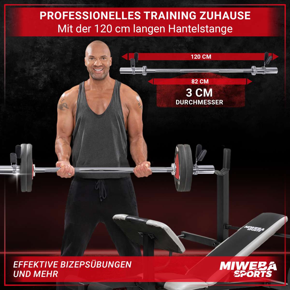 Signature Fitness Langhantelstange – Robust, Sicher & Perfekt Für Dein Homegym