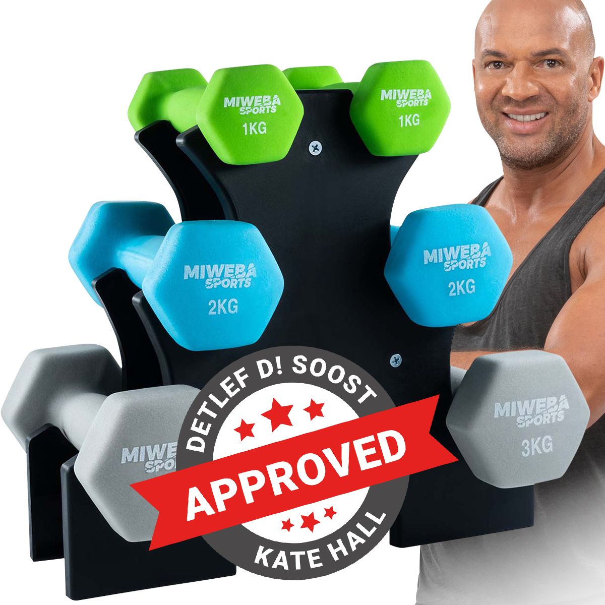 Gymnastikhantel-Set kaufen Hantelset von Miweba Sports