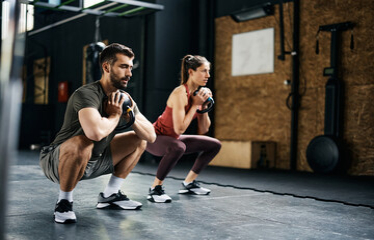 Ausführung der Übung Goblet Squat
