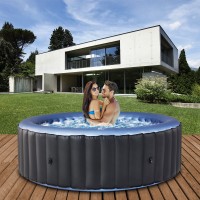 01-outdoor-whirlpool-anthrazit-blau-mspa-comfort-bergen-c-be041-start - Farbe: Anthrazit/Blau