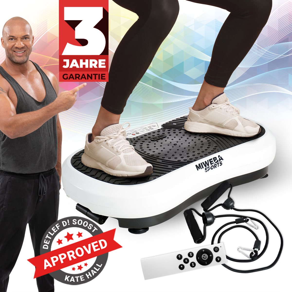 Miweba Sports MV100 2D Vibrationsplatte mit 3 Jahren Garantie Miweba Sports MV100 2D Vibrationsplatte hier anschauen