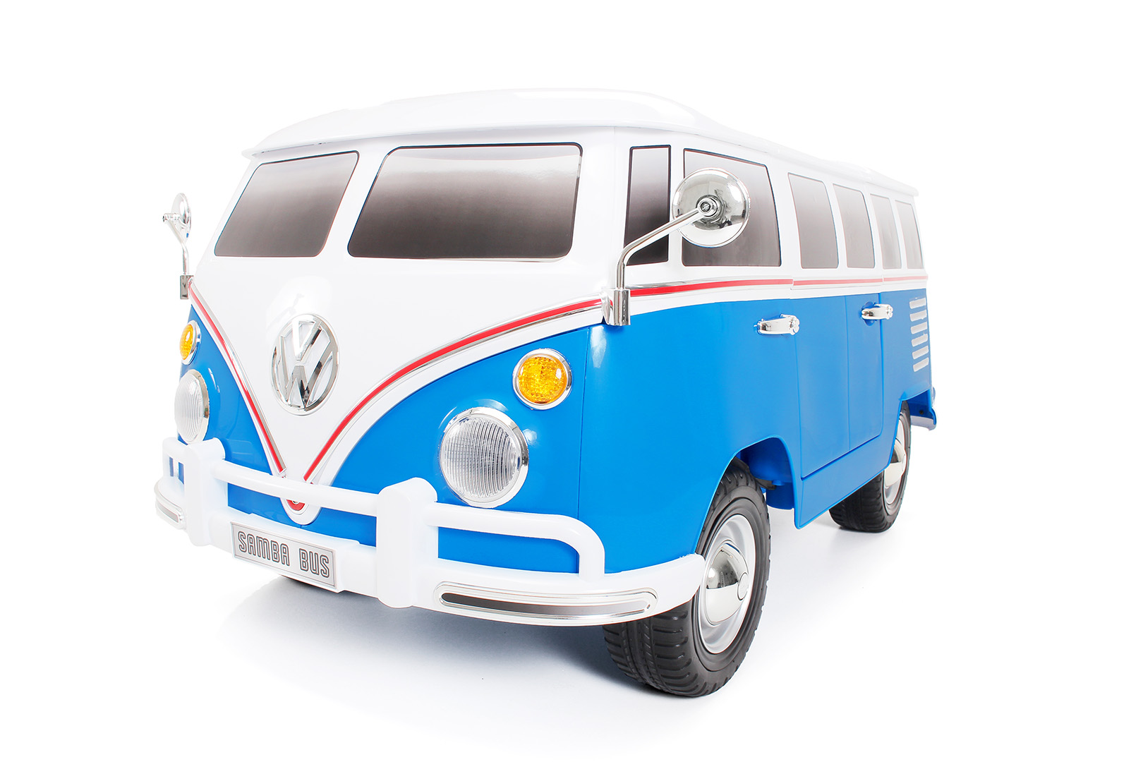 Kinder Elektroauto VW Bulli lizenziert, 2 Motoren: 12 V 35 Watt | miweba.de