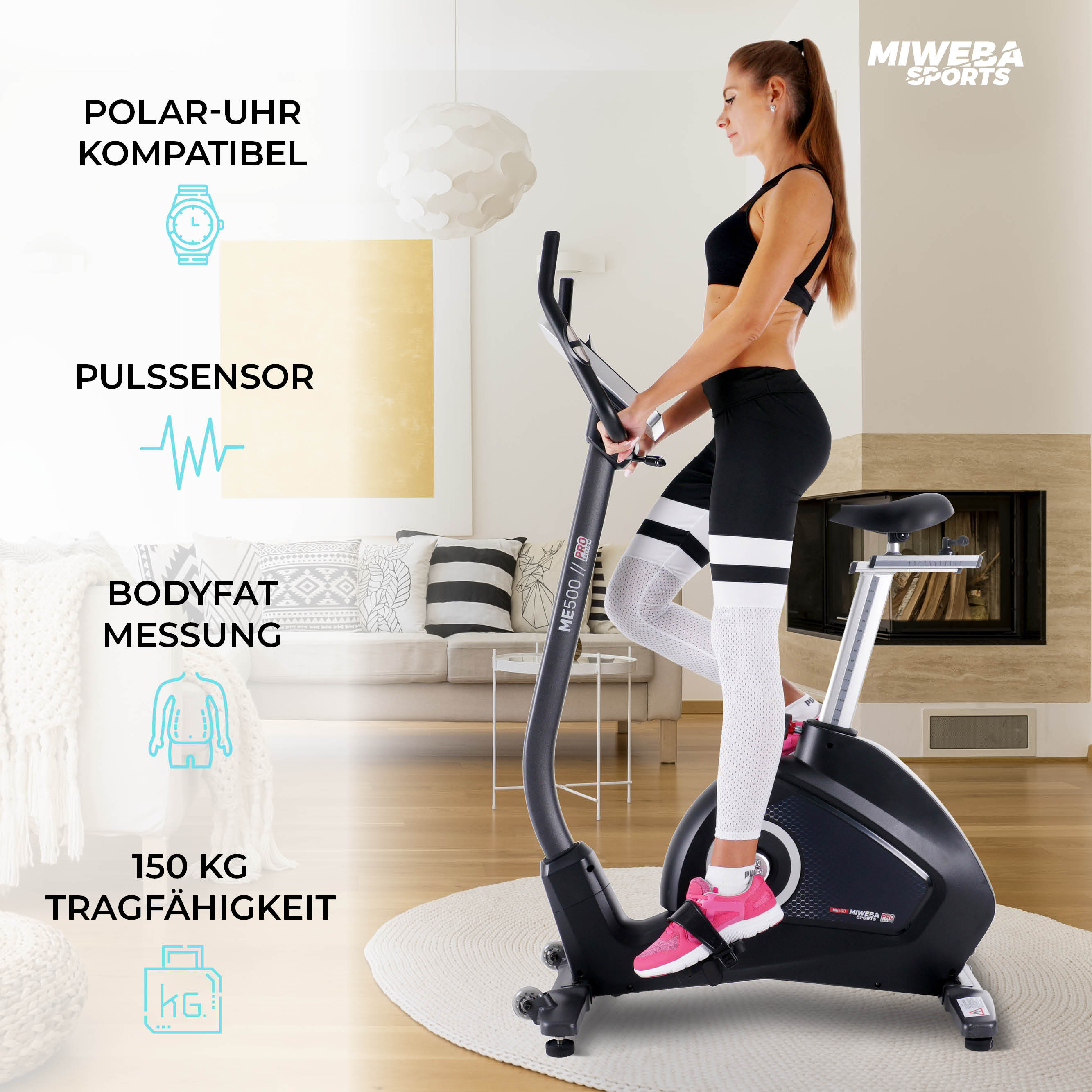 Miweba Sports ME500 Ergometer hier anschauen Miweba Sports ME500 Ergometer