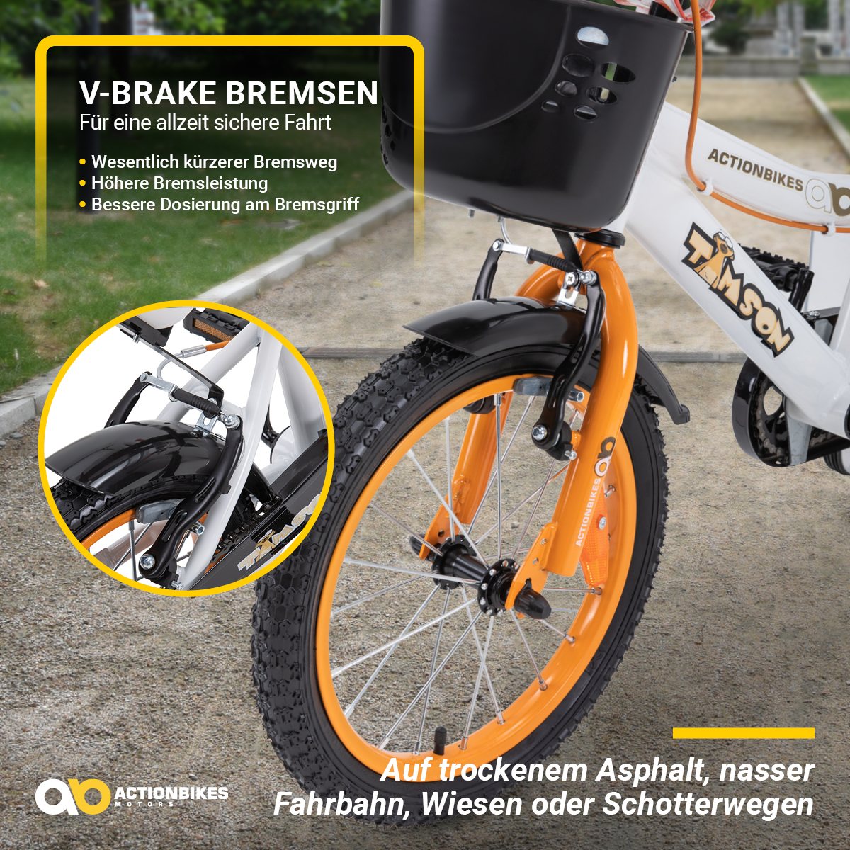 Kinderfahrrad Timson 16 Zoll: Actionbikes Fahrrad