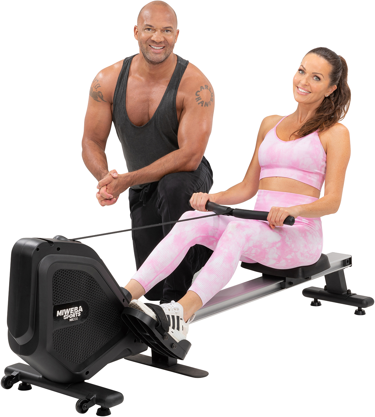 Miweba Sports Einsteiger Rudergerät MR200 Miweba Sports Rudergerät MR200 Einsteiger mit Magnetwiderstand