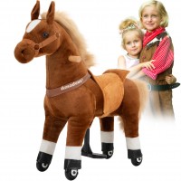 Miweba Pony Amadeus, Small, Spielpferd zum Reiten, 3-5 Jahre, integrierte Lenkung