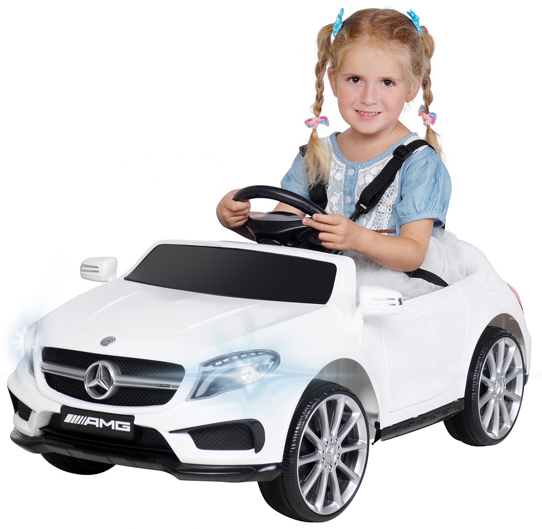 Elektrisches Kinderauto Elektroauto für Kinder Mercedes Benz GLA45 EVA Leder Neu 