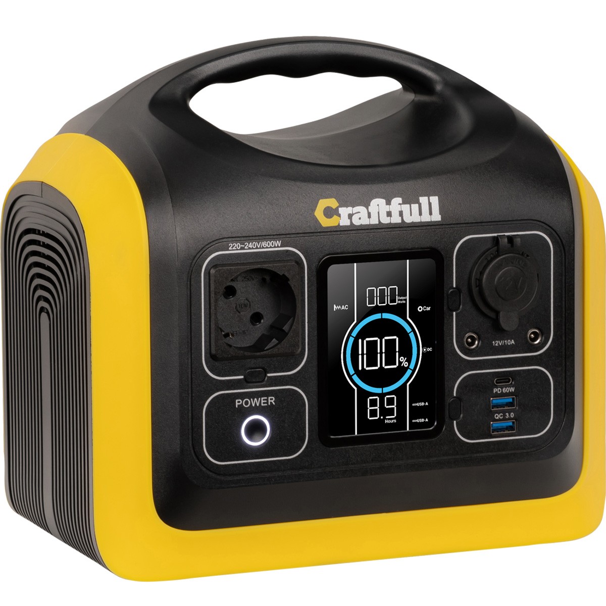 FAQ - Craftfull Powerstation Adventure CP-600, 0 % MwSt., 595 Wh, 600 Watt,  Lithium-Akku, Steckdose, USB