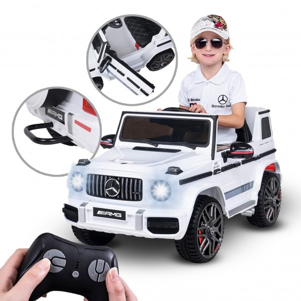 01-startbild-kinder-elektroauto-weiss-actionbikes-motors-amg-g63-w463