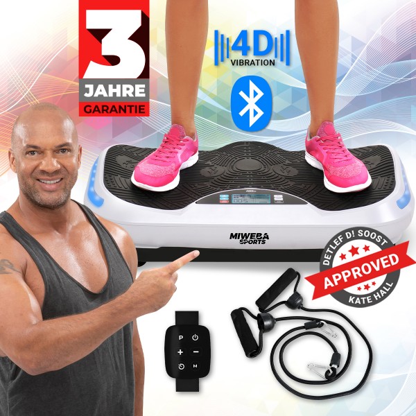 Miweba Sports MV300 4D Wave Vibrationsplatte mit 3 Jahre Garantie Miweba Sports MV300 4D Wave Vibrationsplatte hier anschauen