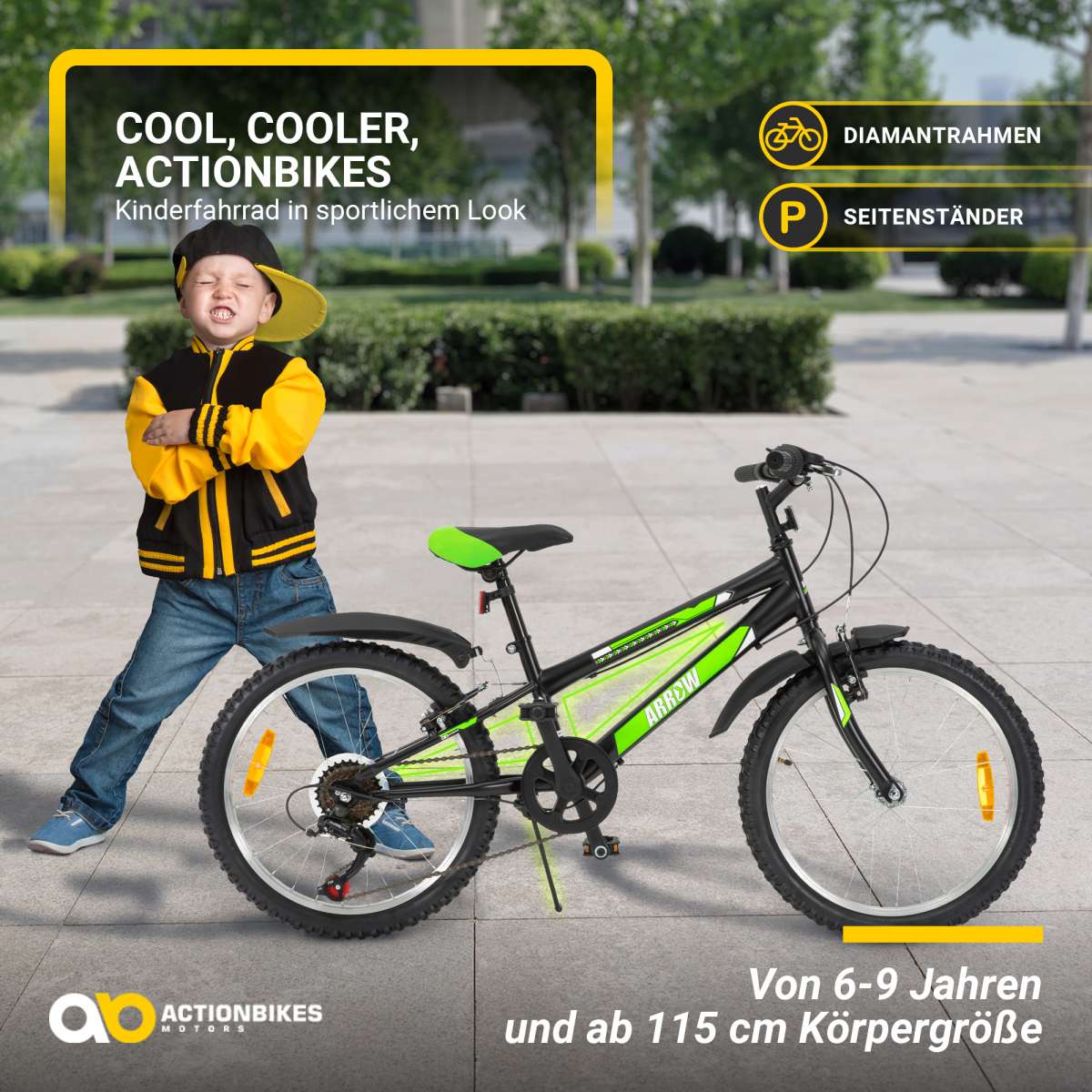 Kinderfahrrad Arrow 20 Zoll: mit Gangschaltung