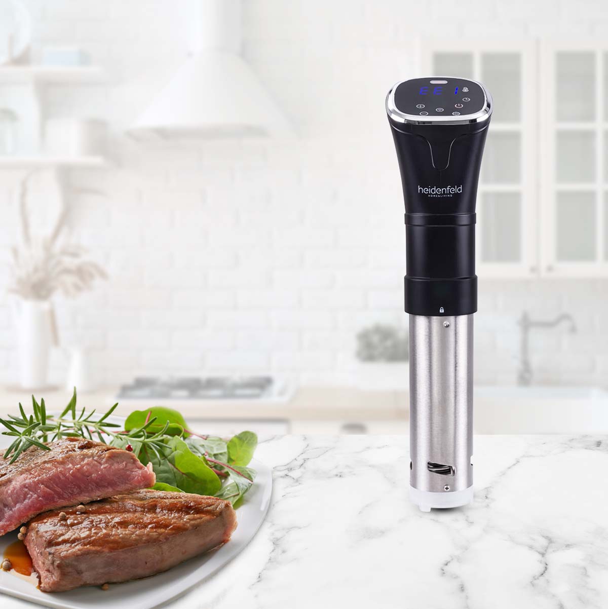 Sous-Vide-Stick SV300 hier anschauen Heidenfeld Sous-Vide-Stick SV300