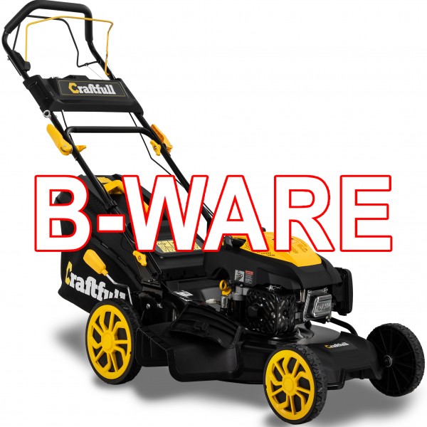01-benzin-rasenmaeher-elektrostarter-schwarz-gelb-craftfull-cr-196-30e-start-b-ware