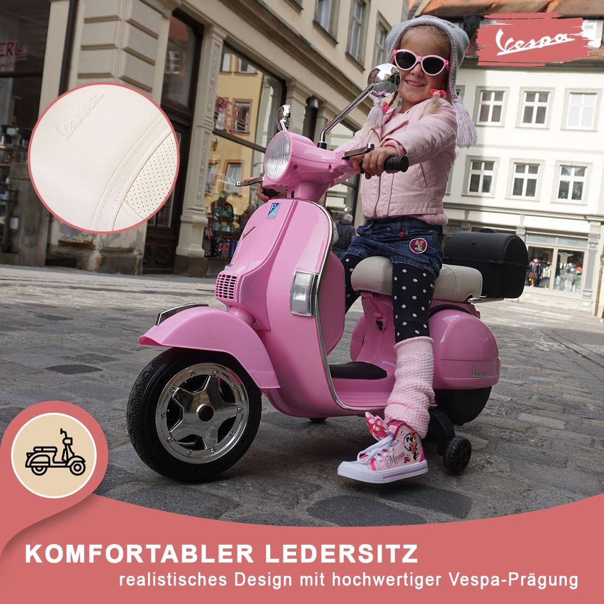 Ab Wann Darf Kind Auf Vespa Mitfahren Kinder-Elektroroller Vespa: Actionbikes