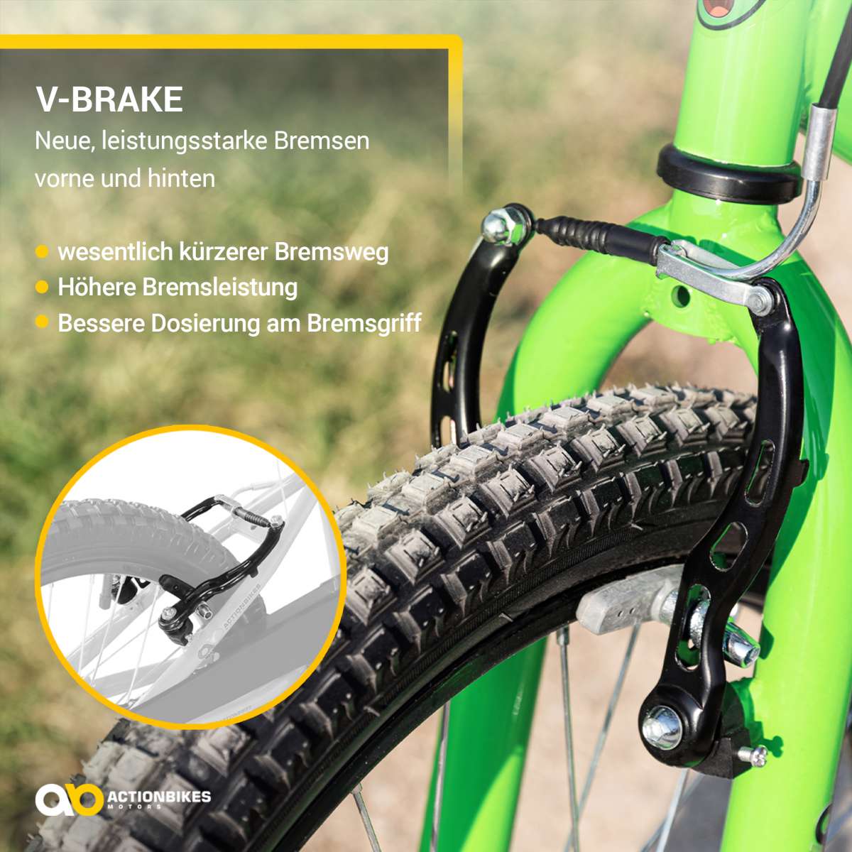 Kinderfahrrad Zombie 16 Zoll: Actionbikes Fahrrad