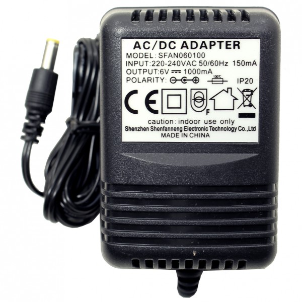 Ladegerät Netzteil Kinderauto Kinderfahrzeug Elektroauto 6V1000mA 6V 1000mA *DE 