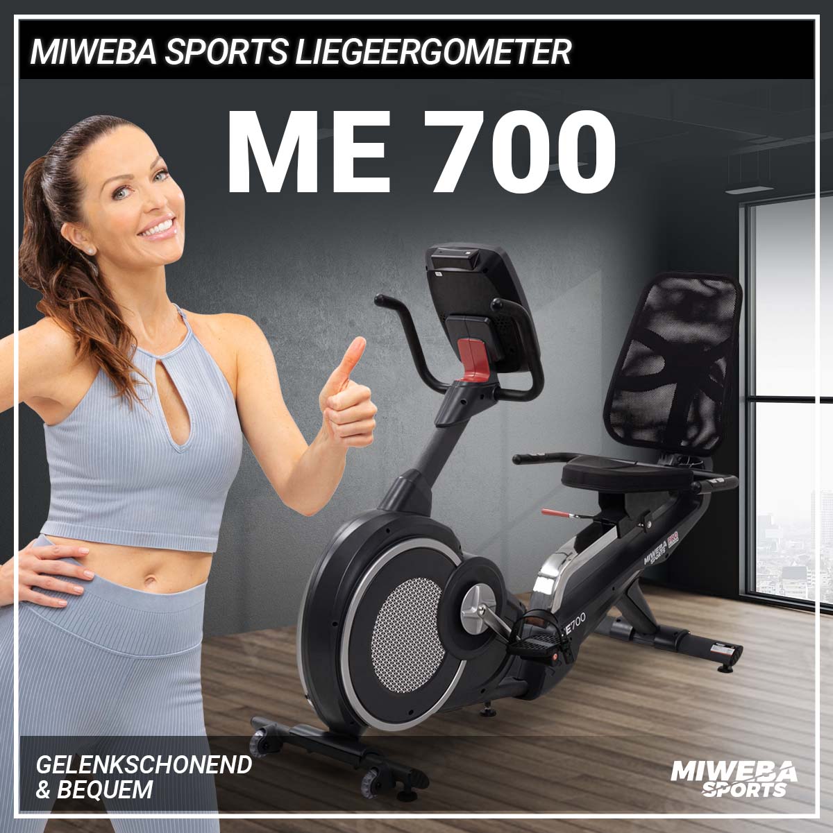 Miweba Liegeergometer ME700